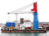 Kranboot zu verkaufen