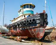Schleppboot zu verkaufen