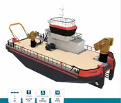 Schleppboot zu verkaufen