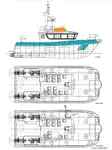 Windpark-Service-Schiff zu verkaufen