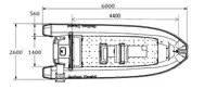 Festrumpf-Schlauchboot zu verkaufen