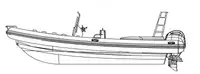 Festrumpf-Schlauchboot zu verkaufen