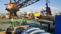 Kranboot zu verkaufen
