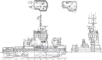 Schleppboot zu verkaufen