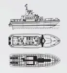Schleppboot zu verkaufen