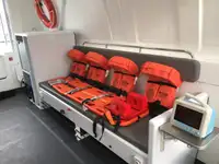 Rettungsschiff zu verkaufen