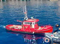 Schleppboot zu verkaufen