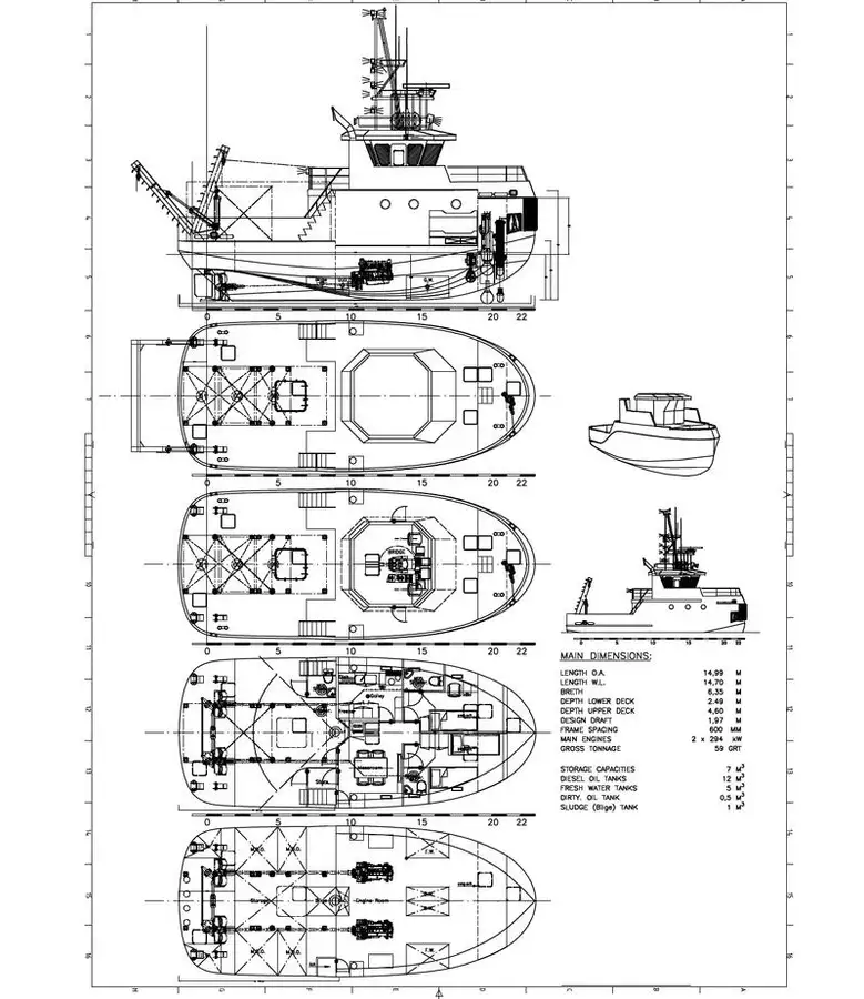 Schleppboot zu verkaufen
