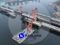 Kranboot zu verkaufen