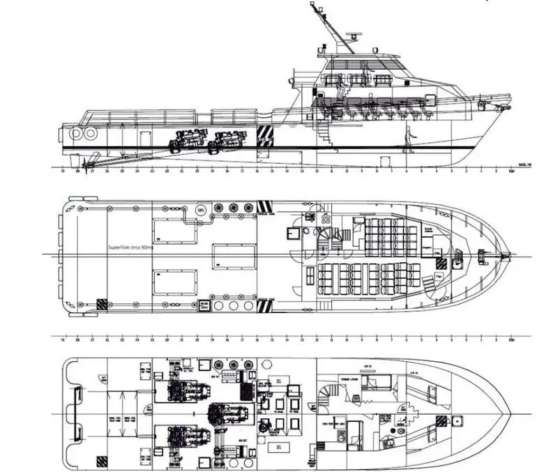 Crew-Boot zu verkaufen