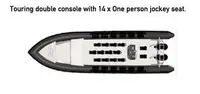 Festrumpf-Schlauchboot zu verkaufen