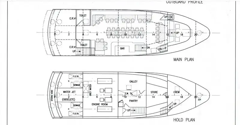 Passagierschiff zu verkaufen