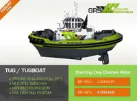 Schleppboot zu verkaufen