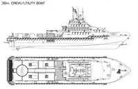 Crew-Boot zu verkaufen