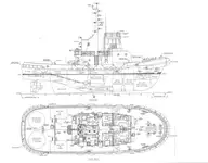 Schleppboot zu verkaufen