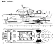 Lotsenboot zu verkaufen