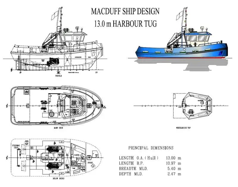 Schleppboot zu verkaufen