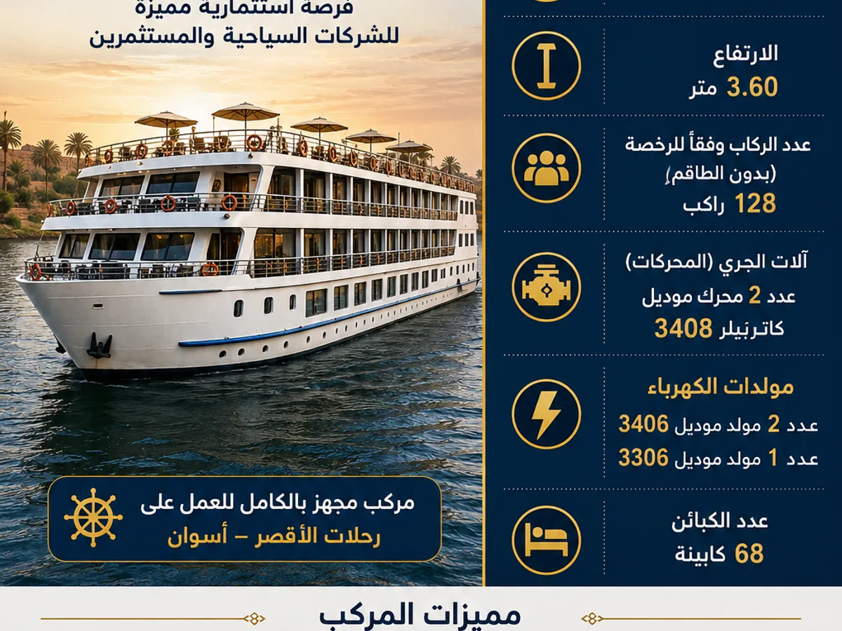 Kreuzfahrtschiff zu verkaufen