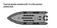 Festrumpf-Schlauchboot zu verkaufen