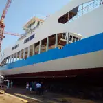 Fährschiff zu verkaufen