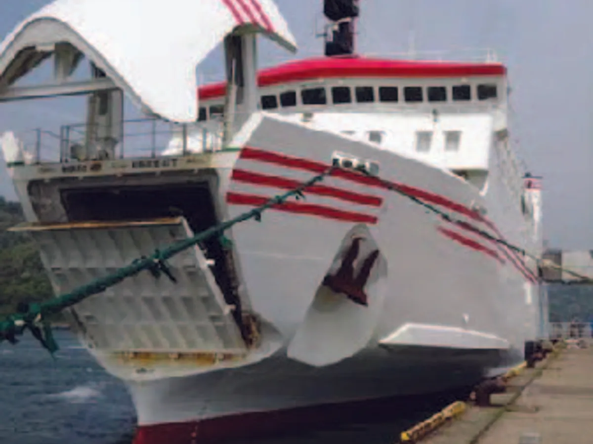 RoPax-Schiff zu verkaufen