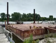 Lastkahn zu verkaufen