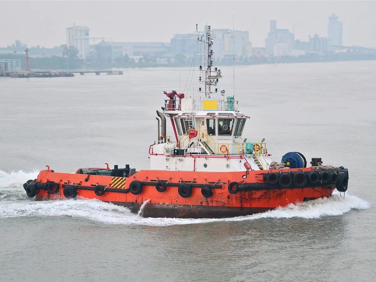 Schleppboot zu verkaufen