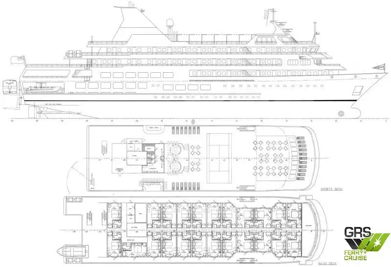 Kreuzfahrtschiff zu verkaufen