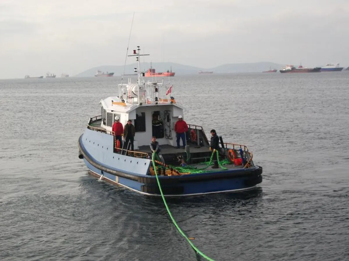 Schleppboot zu verkaufen