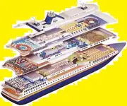 Kreuzfahrtschiff zu verkaufen