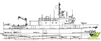 Patrouillenboot zu verkaufen