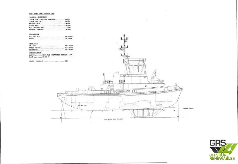 Schleppboot zu verkaufen