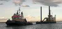 Schleppboot zu verkaufen