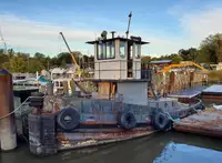 Schleppboot zu verkaufen