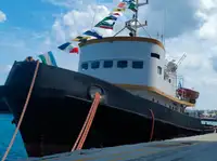 Schleppboot zu verkaufen