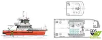 Windpark-Service-Schiff zu verkaufen