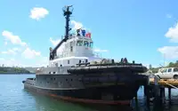 Schleppboot zu verkaufen