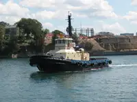 Schleppboot zu verkaufen