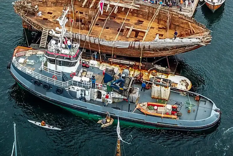 Schleppboot zu verkaufen