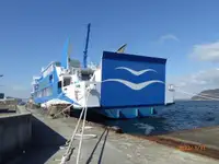 Fährschiff zu verkaufen