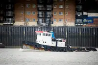 Schleppboot zu verkaufen