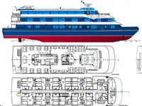 Kreuzfahrtschiff zu verkaufen
