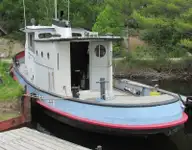 Schleppboot zu verkaufen