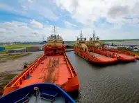 Schleppboot zu verkaufen