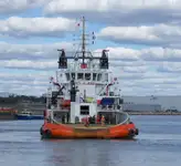 Schleppboot zu verkaufen