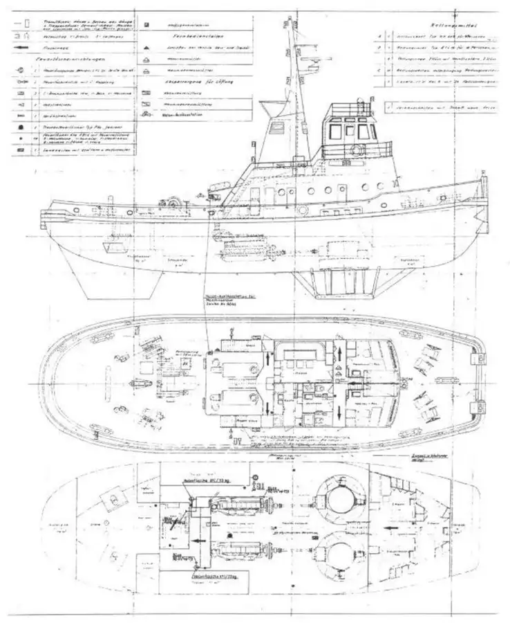Schleppboot zu verkaufen