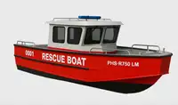 Rettungsschiff zu verkaufen