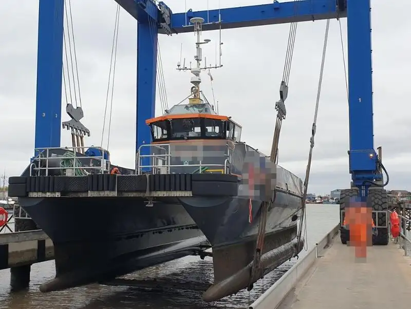 Windpark-Service-Schiff zu verkaufen