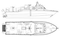 Patrouillenboot zu verkaufen