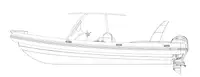 Festrumpf-Schlauchboot zu verkaufen